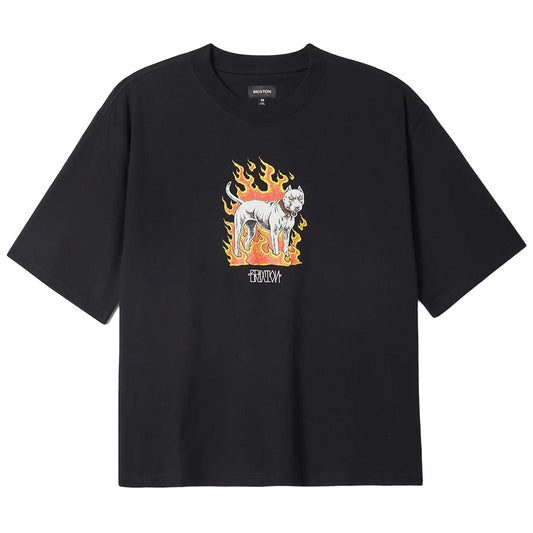 BRIXTON ( ブリクストン ) / Tシャツ 半袖 / WILSHRE S/S BOXED CROP - BLACK / 17549 - BLACK