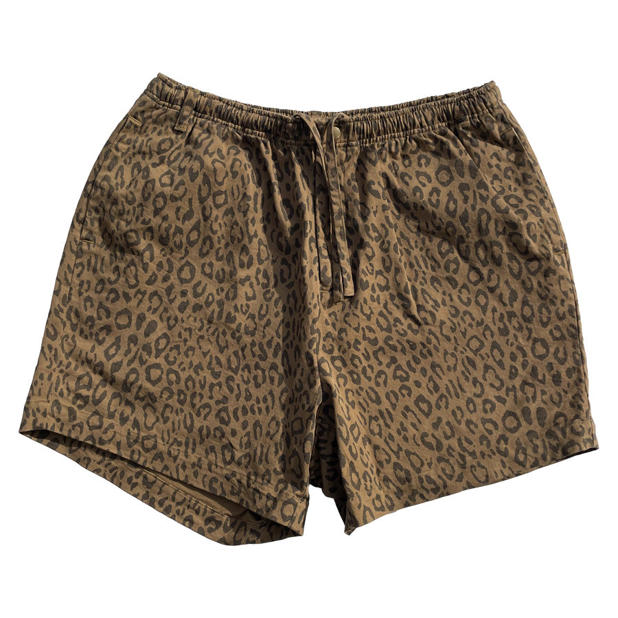 WAX(ワックス)  / ショートパンツ ショーツ / LEOPARD SHORTS - BROWN / WX-0501 / メンズ THM