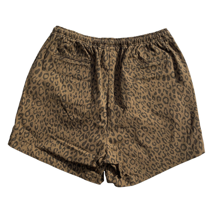 WAX(ワックス) / ショートパンツ ショーツ / LEOPARD SHORTS - BROWN