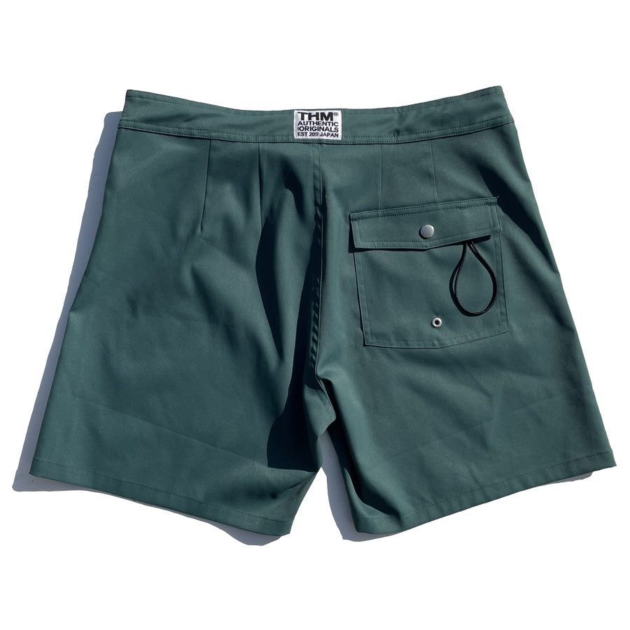 THE HARD MAN(ザハードマン)/ ストレッチ ボードショーツ / Stretch standard baggies - GREEN / THM-0700 / 日本製 メンズ