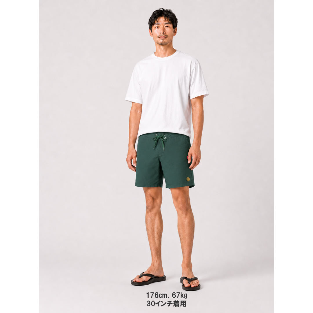 THE HARD MAN(ザハードマン)/ ストレッチ ボードショーツ / Stretch standard baggies - GREEN / THM-0700 / 日本製 メンズ