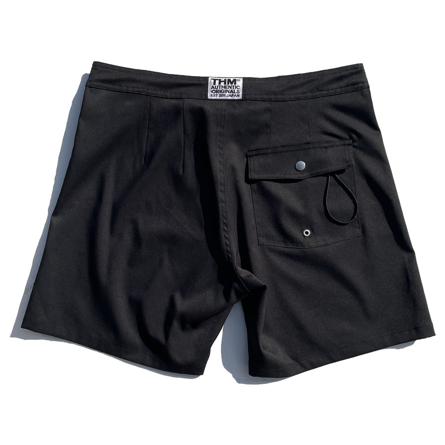 THE HARD MAN(ザハードマン)/ ストレッチ ボードショーツ / Stretch standard baggies - BLACK / THM-0700 / 日本製 メンズ