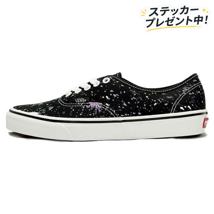 VANS バンズヴァンズ / ローカット スニーカー /  AUTHENTIC - SPLATTER BLACK x MULTI / VN000D7YBMV / メンズ