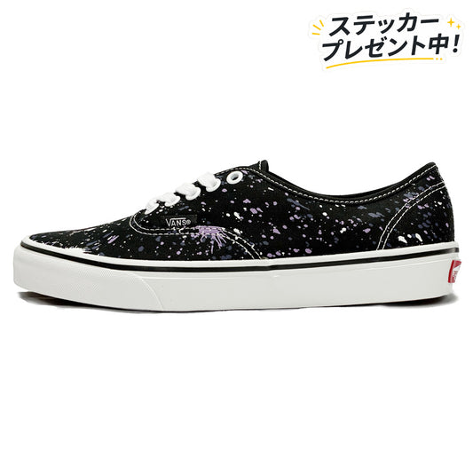 VANS バンズヴァンズ / ローカット スニーカー /  AUTHENTIC - SPLATTER BLACK x MULTI / VN000D7YBMV / メンズ