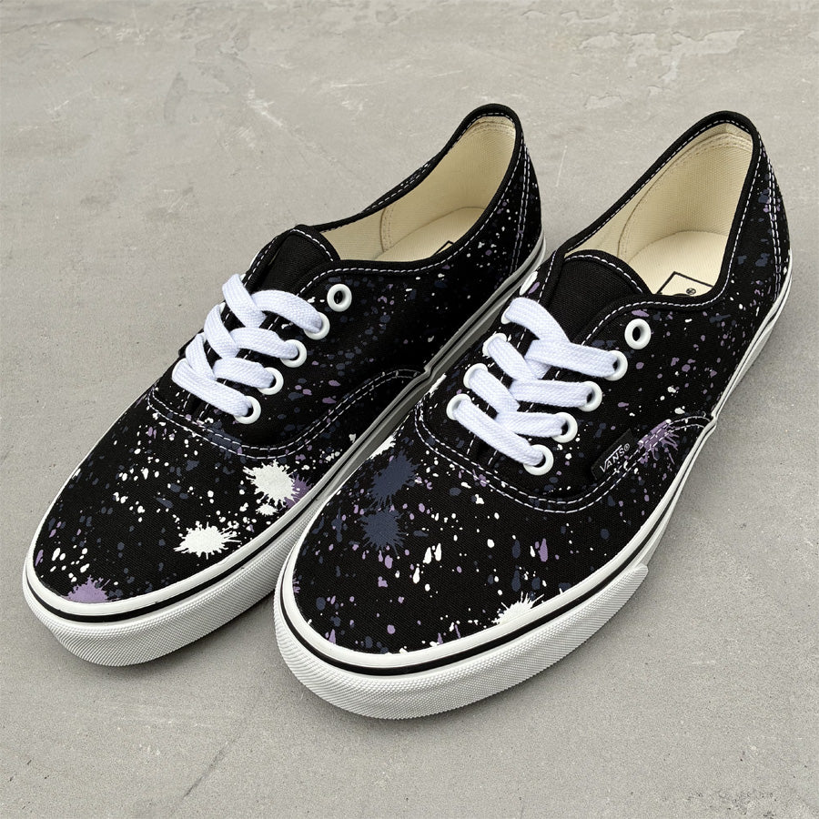 VANS バンズヴァンズ / ローカット スニーカー /  AUTHENTIC - SPLATTER BLACK x MULTI / VN000D7YBMV / メンズ