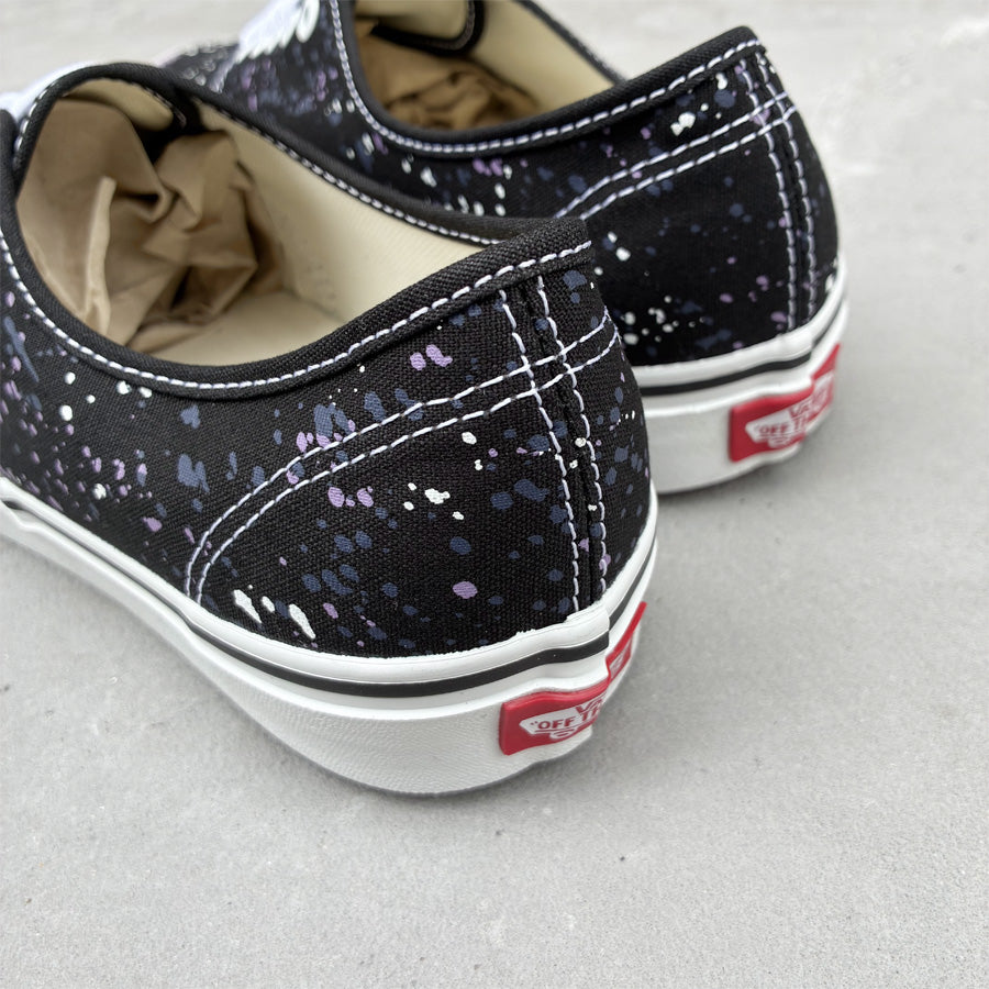 VANS バンズヴァンズ / ローカット スニーカー /  AUTHENTIC - SPLATTER BLACK x MULTI / VN000D7YBMV / メンズ