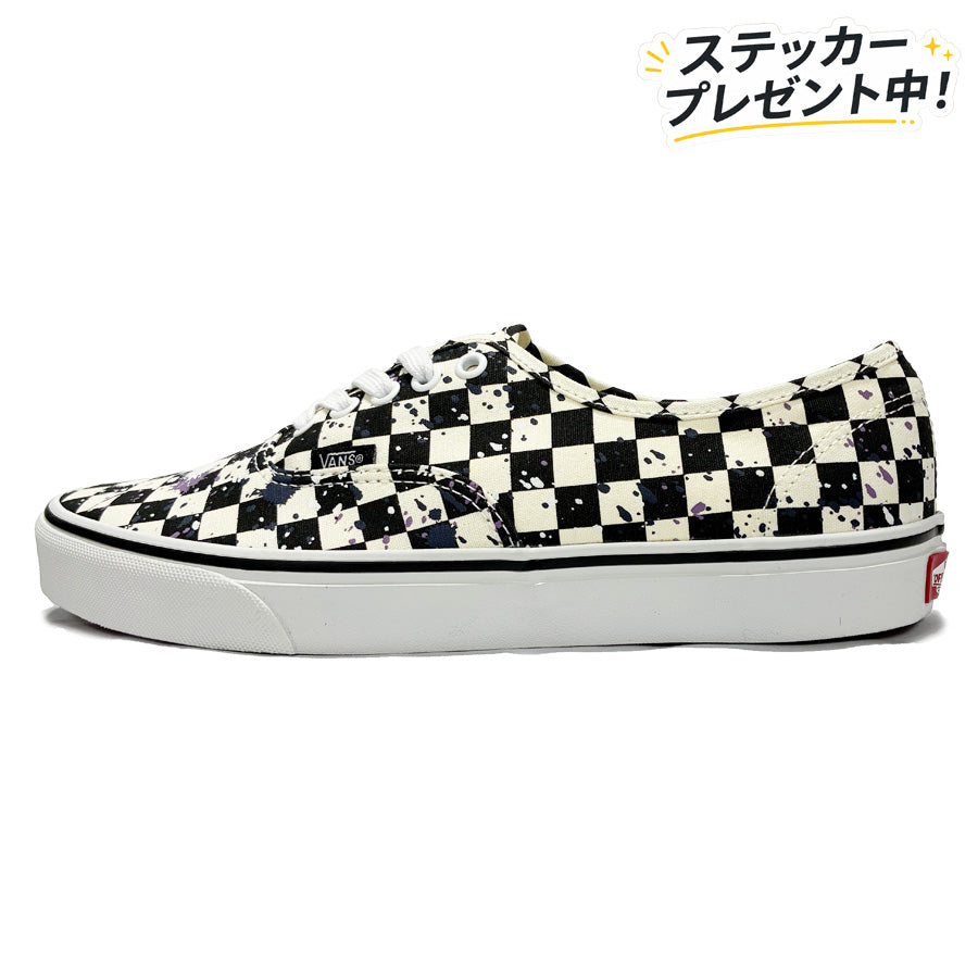 VANS バンズヴァンズ / ローカット スニーカー /  AUTHENTIC - SPLATTER CHECKERBOARD x MULTI / VN000D7YIBW / メンズ