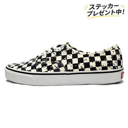 VANS バンズヴァンズ / ローカット スニーカー /  AUTHENTIC - SPLATTER CHECKERBOARD x MULTI / VN000D7YIBW / メンズ