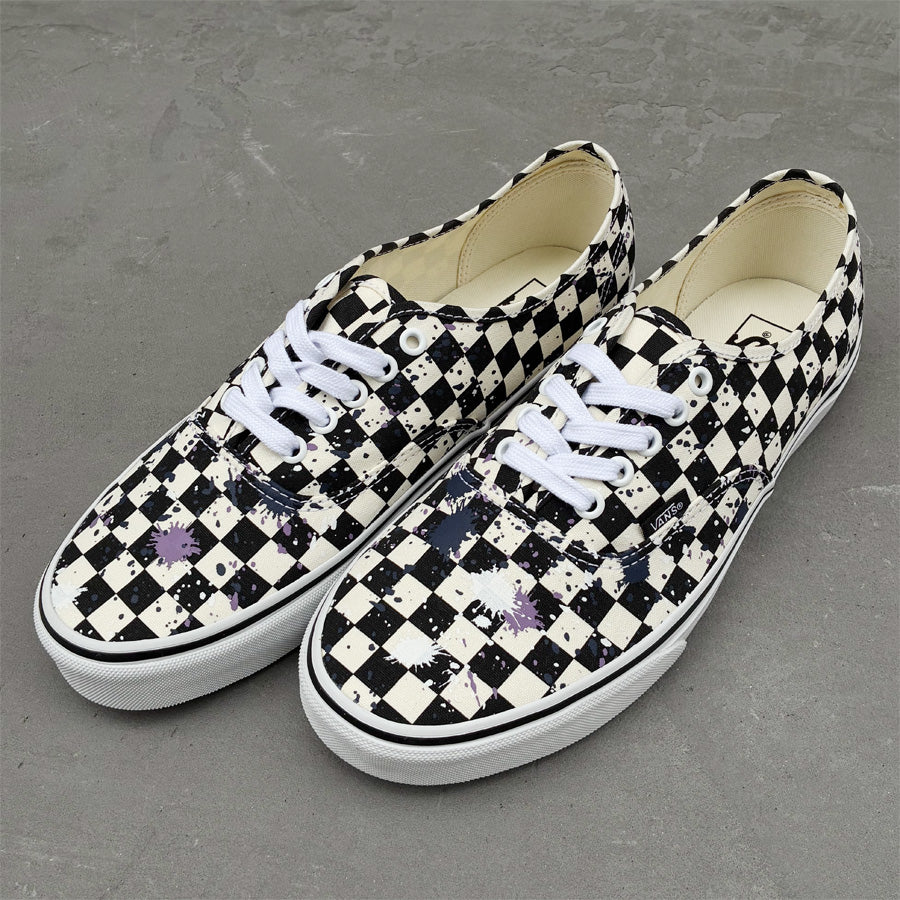VANS バンズヴァンズ / ローカット スニーカー /  AUTHENTIC - SPLATTER CHECKERBOARD x MULTI / VN000D7YIBW / メンズ
