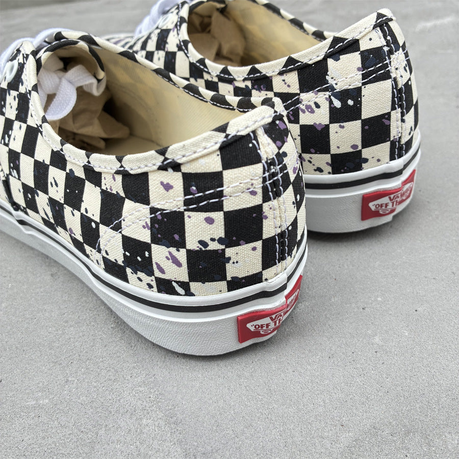 VANS バンズヴァンズ / ローカット スニーカー /  AUTHENTIC - SPLATTER CHECKERBOARD x MULTI / VN000D7YIBW / メンズ