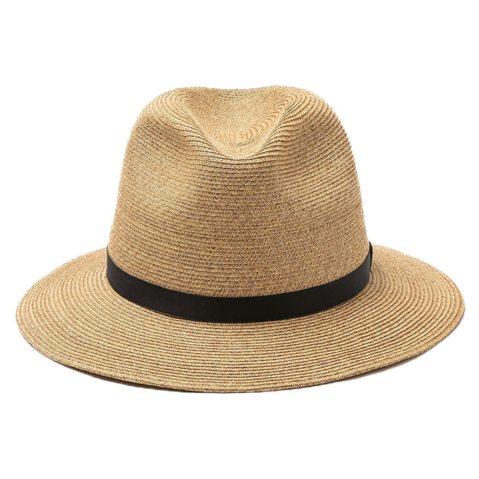 THE FACTORY MADE(ザ ファクトリー メイド) / 中折れハット ストローハット 帽子 / CRUSHABLE P.B FEDORA HAT - BEIGE / FM004-006