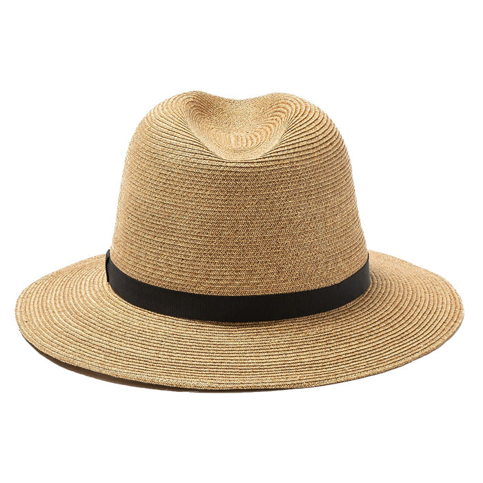 THE FACTORY MADE(ザ ファクトリー メイド) / 中折れハット ストローハット 帽子 / CRUSHABLE P.B FEDORA HAT - BEIGE / FM004-006