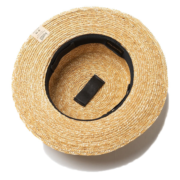 THE FACTORY MADE(ザ ファクトリー メイド) / カンカン帽 / HANAMUGI BOATER HAT - BEIGE / FM009-006