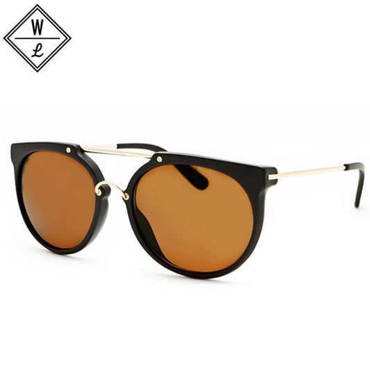 WONDERLAND (ワンダーランド) サングラス / STATELINE - Matte Black x Gold x Bronze / STATELINE 01
