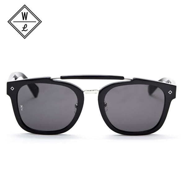 WONDERLAND (ワンダーランド) サングラス / RIVERSIDE - Gross Black x Grey / RIVERSIDE01