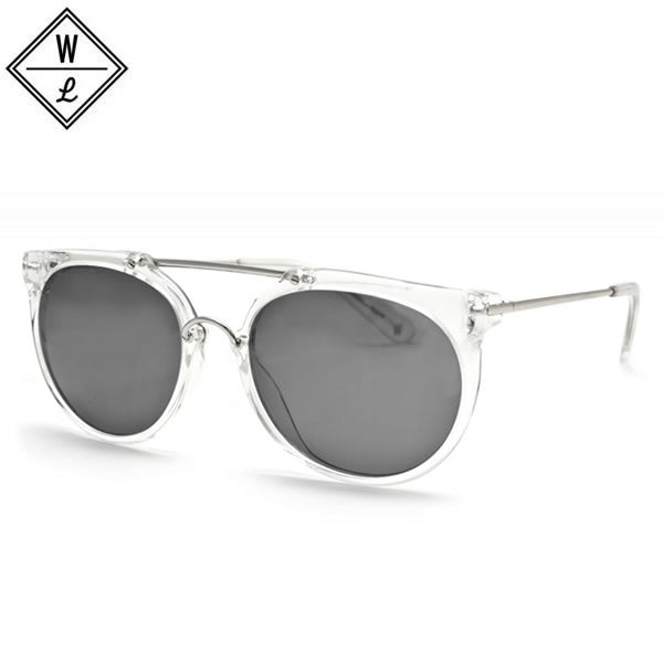 WONDERLAND (ワンダーランド) サングラス / STATELINE - Clear Gel  x Silver x Grey / STATELINE 03