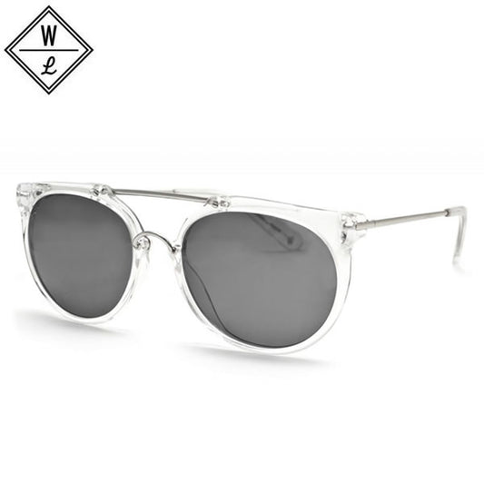WONDERLAND (ワンダーランド) サングラス / STATELINE - Clear Gel  x Silver x Grey / STATELINE 03