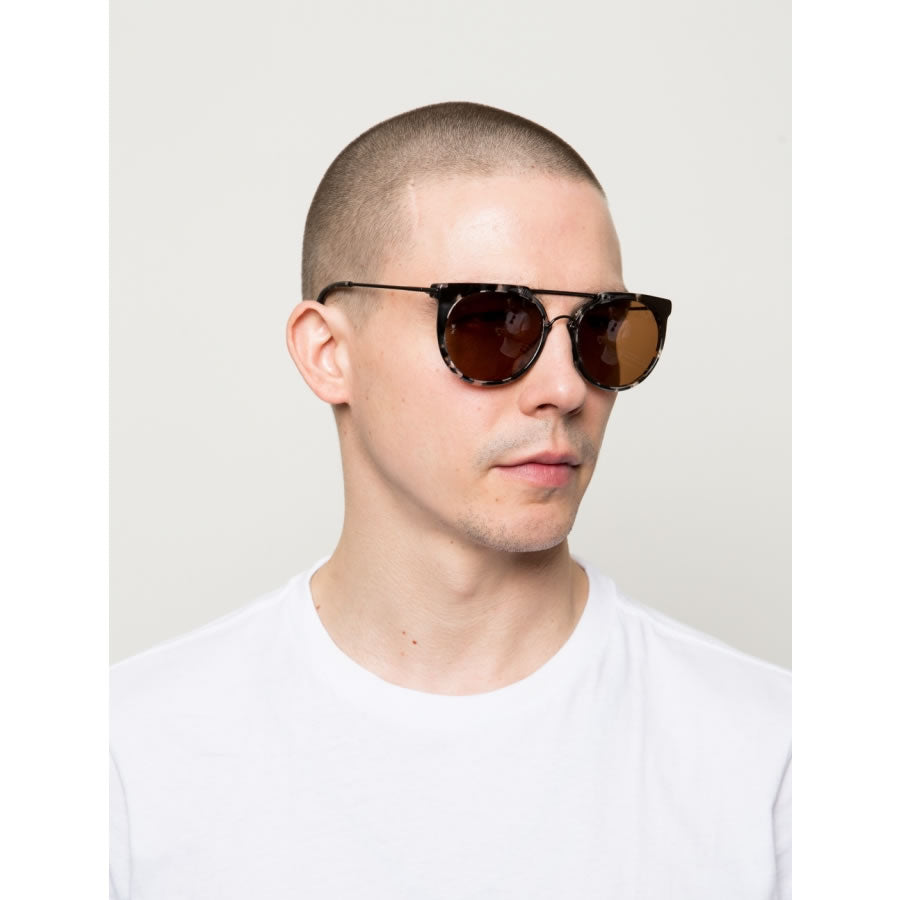 WONDERLAND (ワンダーランド) サングラス / 偏光レンズ /  STATELINE - Black Tort  x Black x Bronze Polarized / STATELINE 08