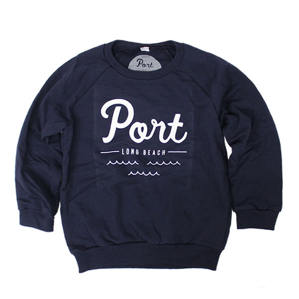 PORT LBC (ポート) スウェット トレーナー　クルーネック キッズ 子供 / LOGO SWEAT CREW - NAVY