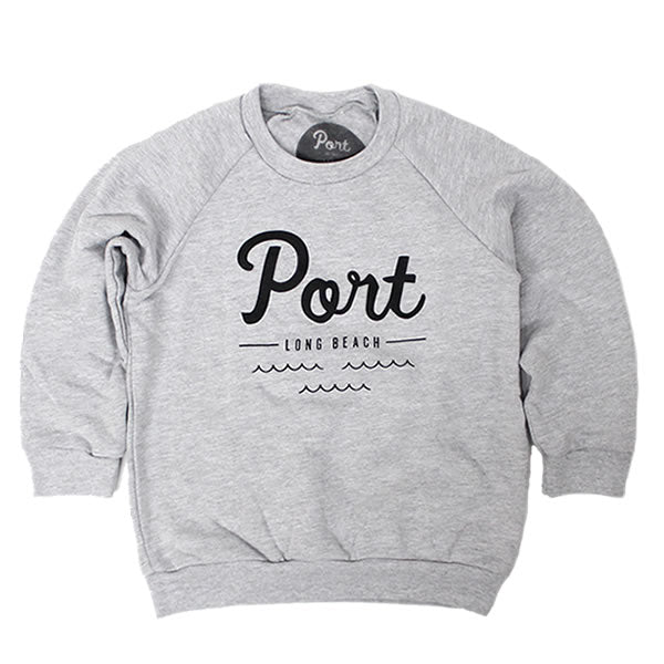 PORT LBC (ポート) スウェット トレーナー　クルーネック キッズ 子供 / LOGO SWEAT CREW - HEATHER GRAY