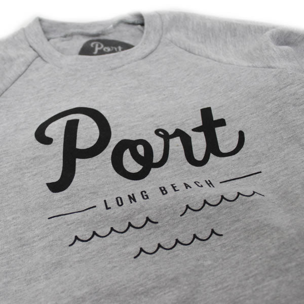PORT LBC (ポート) スウェット トレーナー　クルーネック キッズ 子供 / LOGO SWEAT CREW - HEATHER GRAY