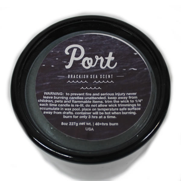 PORT LBC (ポート) / mine design(マイン デザイン) アロマ キャンドル ロウソク / BRACKISH SEA SCENT