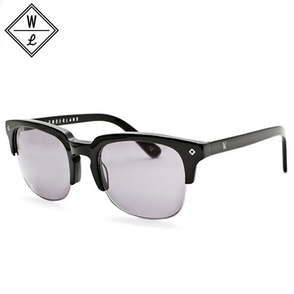 WONDERLAND (ワンダーランド) サングラス / LAUDERDALE - Gloss Black x Silver x Gray / LAUDERDALE03