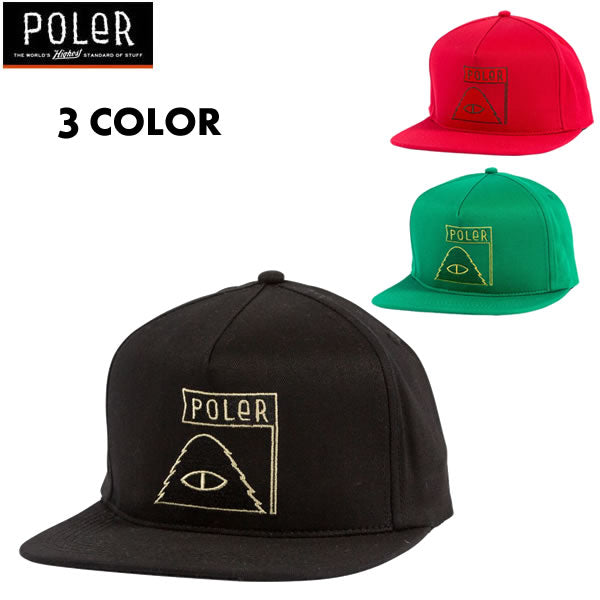 Poler Camping Stuff(ポーラー キャンピング スタッフ) スナップバックキャップ / SUMMIT SNAPBACK - 3カラー展開 / 16SS