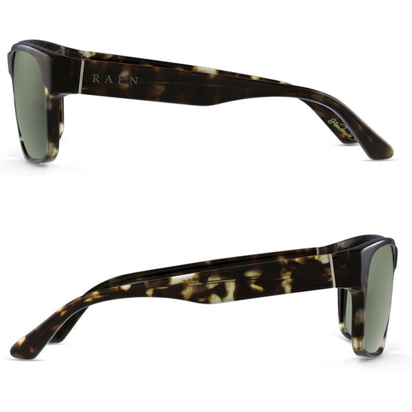 RAEN Optics レーン サングラス / YUMA - Green / Brindle Tortoise / 正規代理店 / YMA-017-GRN