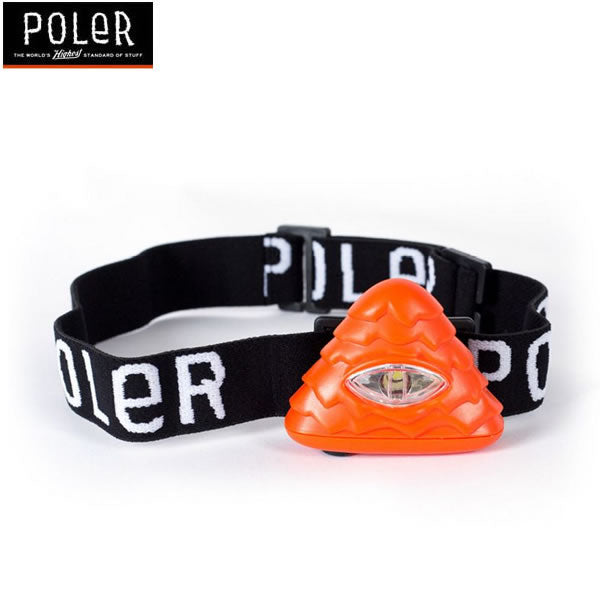 Poler Outdoor Stuff (ポーラーアウトドアスタッフ) / ヘッドランプ / CYCLOPS HEAD LAMP - ORANGE / 電池1つサービス中！