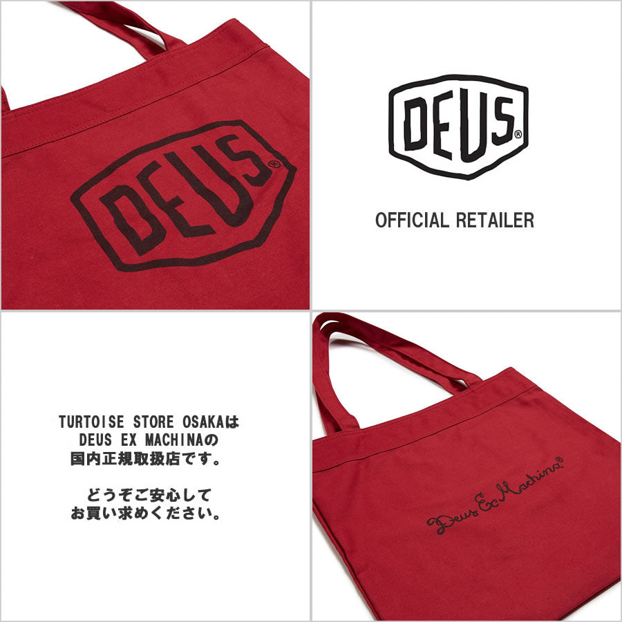 DEUS EX MACHINA ( デウス エクス マキナ ) / トートバッグ / CLASSIC TOTE - RED / DMP77431