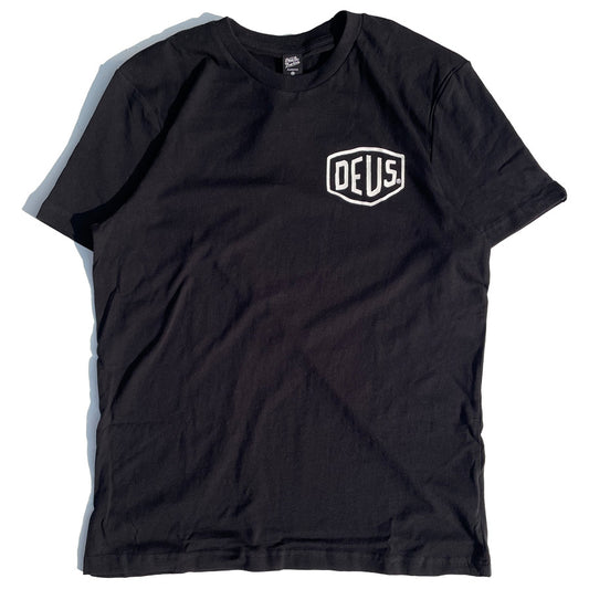 DEUS EX MACHINA ( デウスエクスマキナ ) Tシャツ / VENICE  ADDRESS TEE - BLACK / DMW41808C