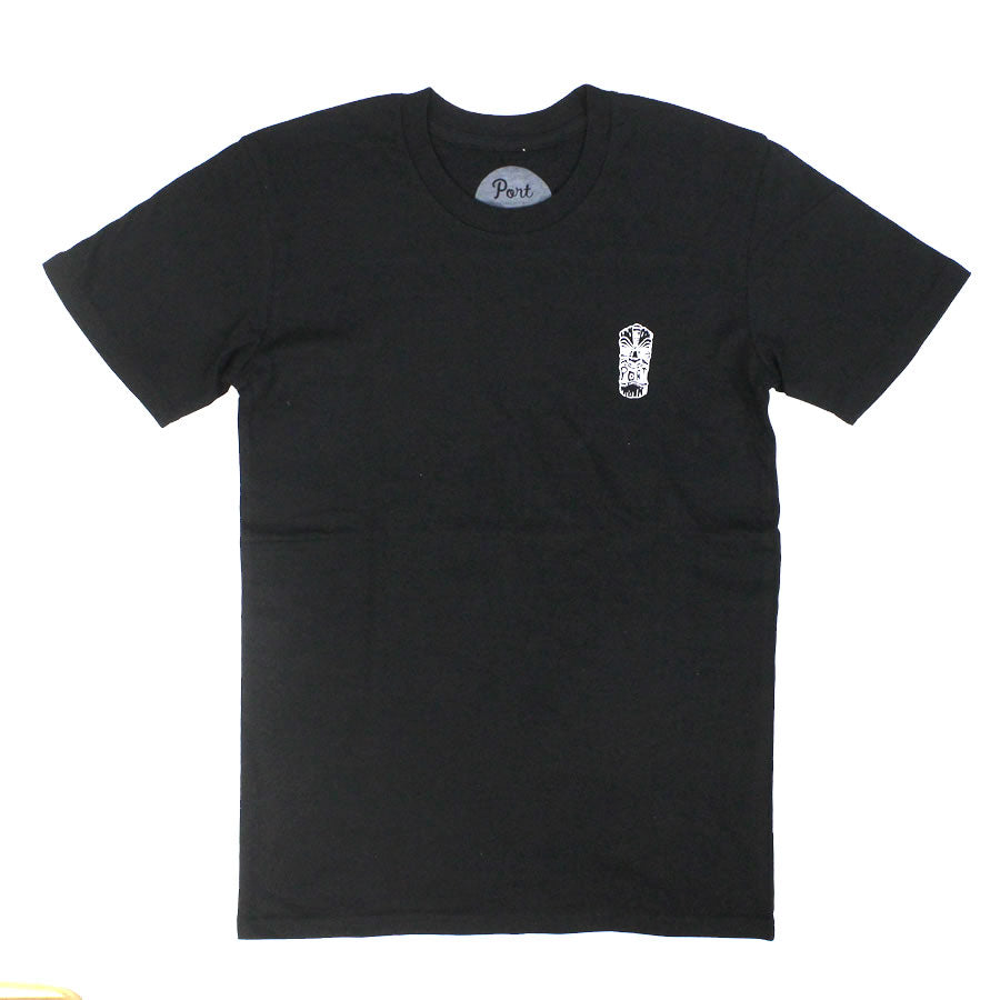 PORT LBC (ポート) / 半袖 Tシャツ / TIKI TEE - BLACK / メンズ