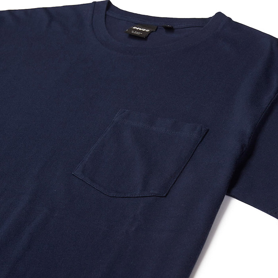DEUS EX MACHINA ( デウス エクス マキナ ) パックTee Tシャツ 2枚入り / DEUS 2 PACK TEES - NAVY  / DMP71443 / メンズ