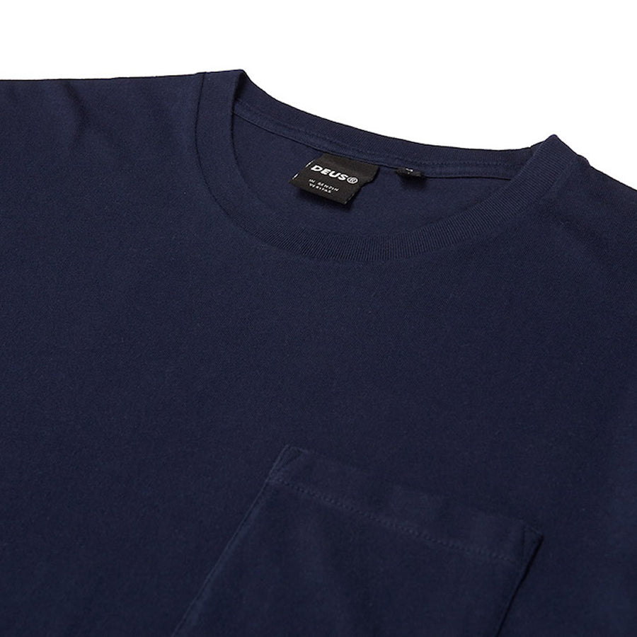 DEUS EX MACHINA ( デウス エクス マキナ ) パックTee Tシャツ 2枚入り / DEUS 2 PACK TEES - NAVY  / DMP71443 / メンズ