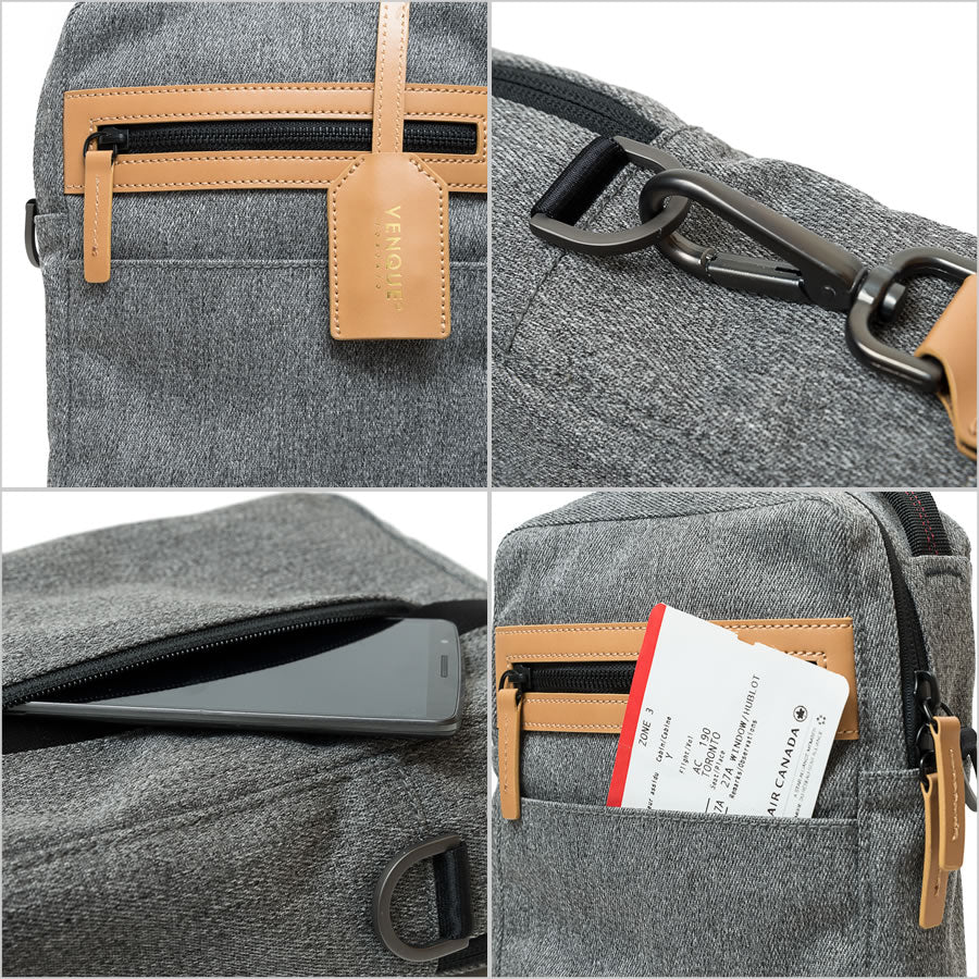 VENQUE (ヴェンク) / 防水 ボディーバッグ ポーチ / CROSSBODY - 3カラー展開 / 国内正規取扱店 / 1年間製品保証付き