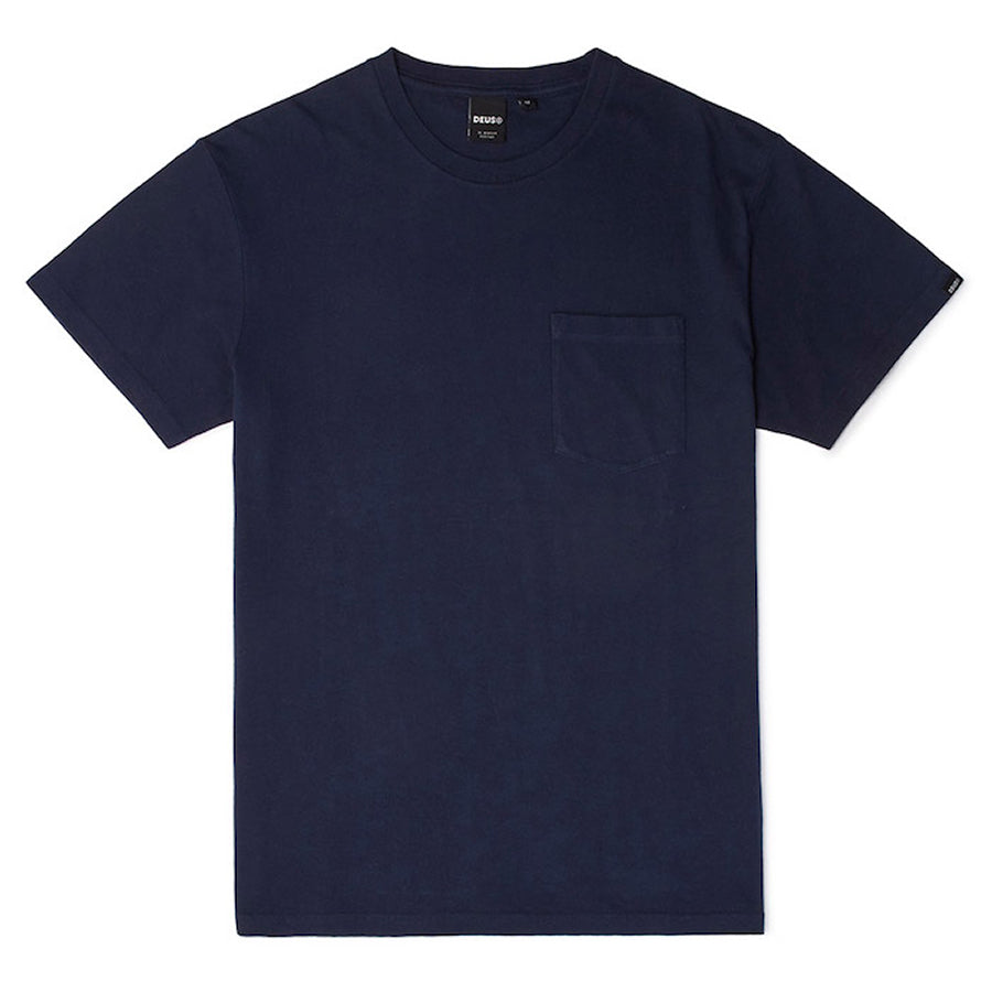DEUS EX MACHINA ( デウスエクスマキナ ) パックTee Tシャツ 2枚入り / DEUS 2 PACK TEES - WHITE x NAVY / DMP71443 / メンズ