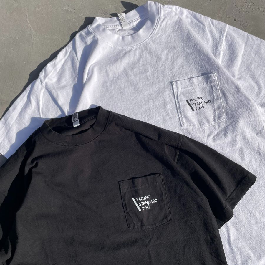 PACIFIC STANDARD TIME / パシフィックスタンダードタイム / LOGO SS TEE - WHITE / 半袖Tシャツ