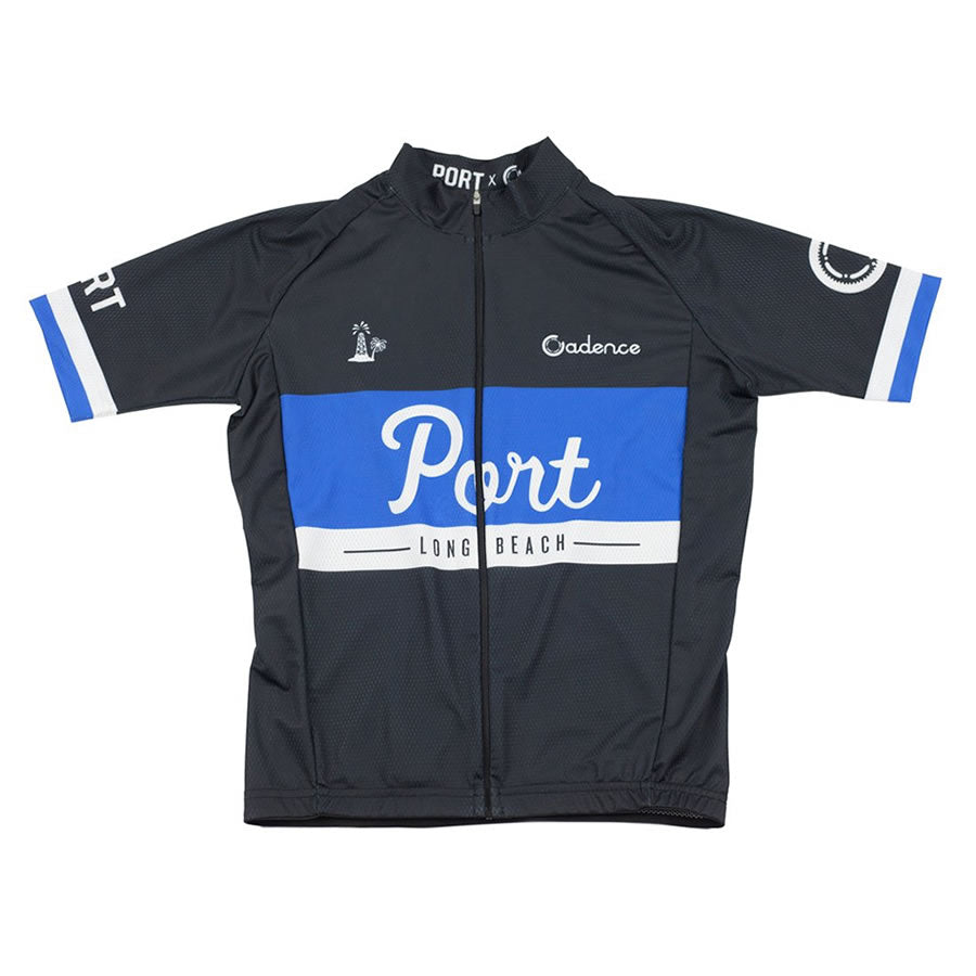 PORT LBC (ポート) / CADENCE (ケイデンス)  / サイクルジャージ / PORT + CADENCE CYCLING JERSEY - BLACK x NAVY / メンズ