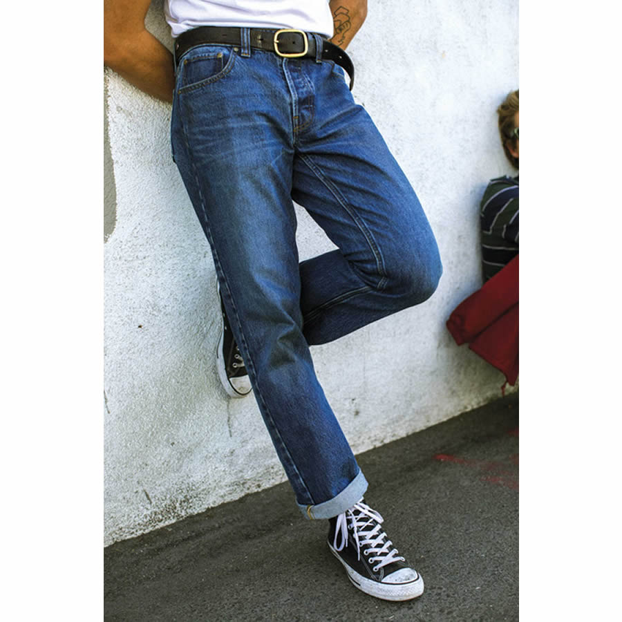 BRIXTON ( ブリクストン ) / デニムパンツ ストレッチ素材 / 12.5oz STANDARD FIT / RESERVE 5PKT DENIM PANT - WORN INDIGO /04098WNIDG