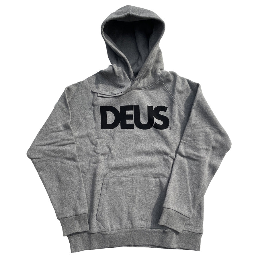 DEUS EX MACHINA ( デウスエクスマキナ ) / スウェット プルオーバー パーカー / ALL CAPS HOODY - GREY MARLE / DMF88526 / メンズ