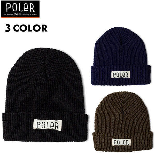 Poler Camping Stuff(ポーラー キャンピング スタッフ) ニット帽 ビーニー / WORKERMAN BEANIE - 3カラー展開 / 18FW