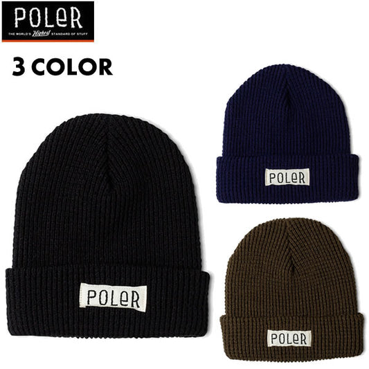 Poler Camping Stuff(ポーラー キャンピング スタッフ) ニット帽 ビーニー / WORKERMAN BEANIE - 3カラー展開 / 18FW
