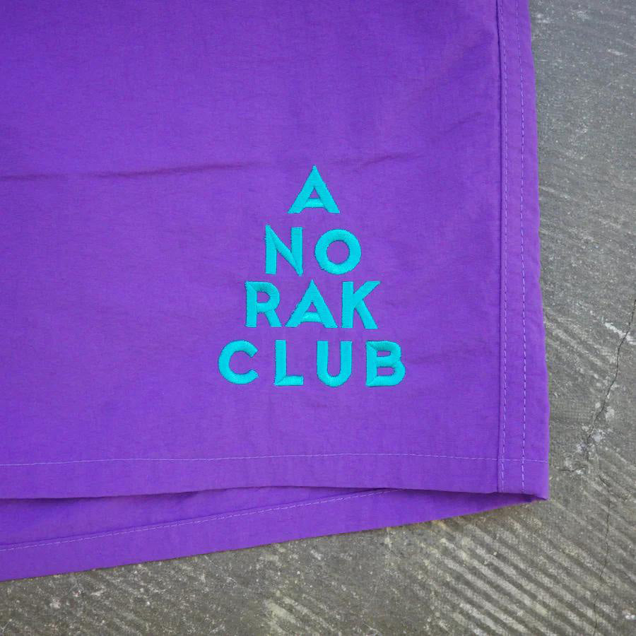 ANORAK CLUB (アノラッククラブ) / ハーフパンツ ショーツ ナイロン / NYLON SHORTS - PURPLE / WC707014 / メンズ