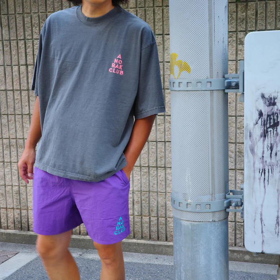 ANORAK CLUB (アノラッククラブ) / ハーフパンツ ショーツ ナイロン / NYLON SHORTS - PURPLE / WC707014 / メンズ