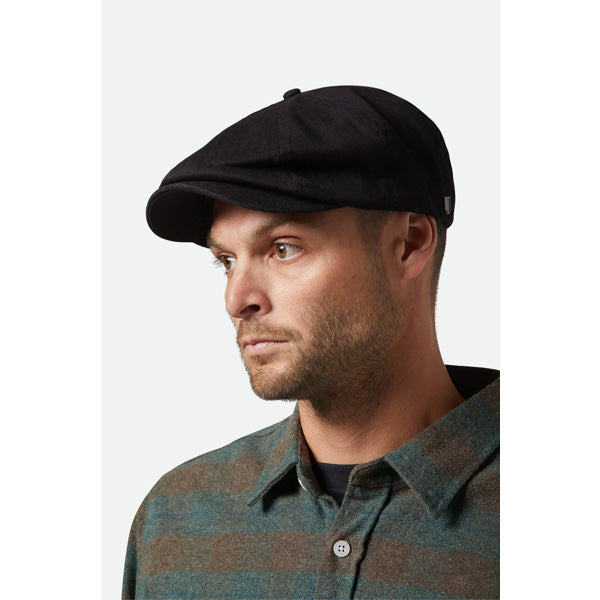 BRIXTON ( ブリクストン ) / ハンチング 帽子 / BROOD SNAP CAP - BLACK / 10770-BLACK
