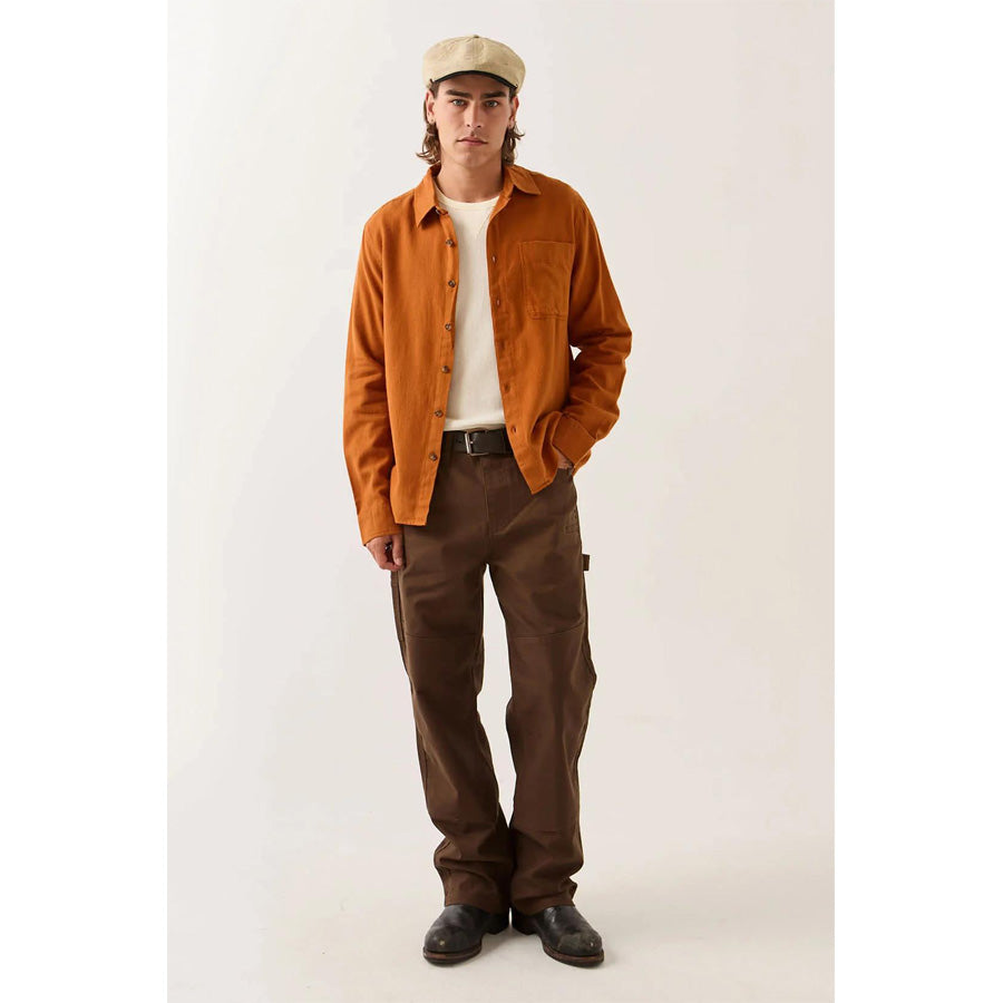 BRIXTON ( ブリクストン ) / ネルシャツ / HASTING LW FLANNEL - CARAMEL / 01419