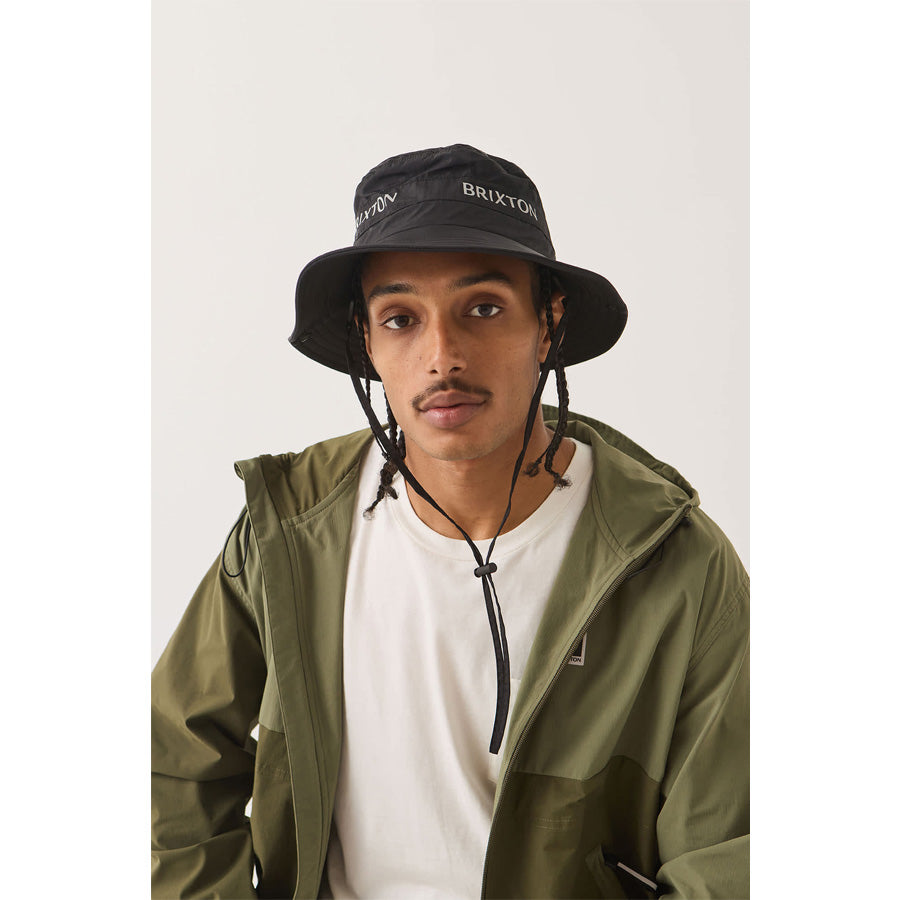 BRIXTON ( ブリクストン ) / サファリハット バケットハット 帽子 / JOURNEY SAFARI HAT - BLACK / 12121-BLACK
