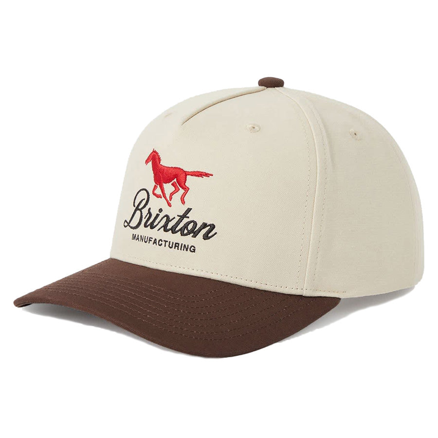 BRIXTON ( ブリクストン ) / キャップ スナップバック 帽子 / LEISURE SNAPBACK - KHAKI x COCO  / 12171-KHKCO