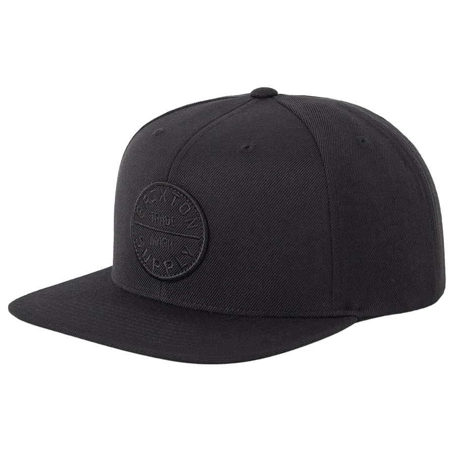 BRIXTON ( ブリクストン ) / キャップ スナップバック 帽子 / OATH III SNAPBACK - BLACK x BLACK  / 10777-BKBLK